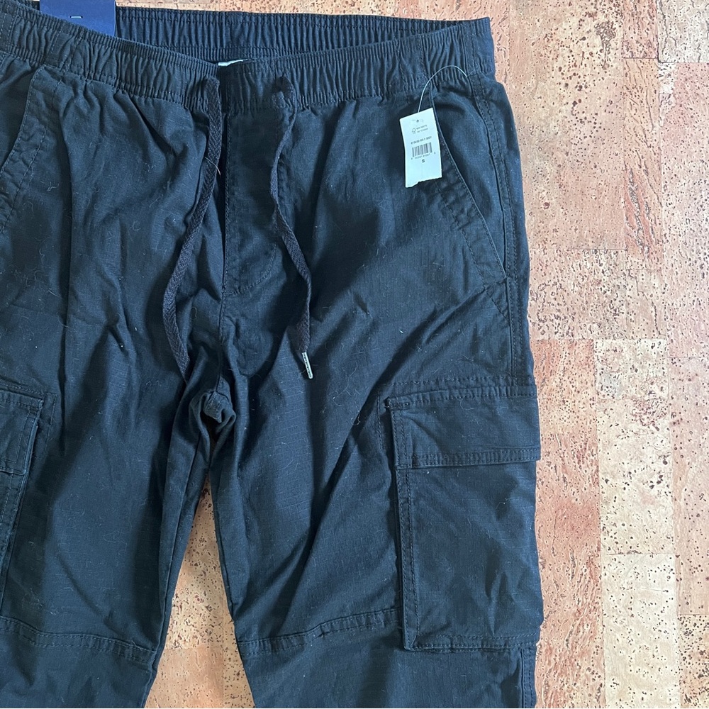 GAP Men's Black Cargo Sweatpants Joggers